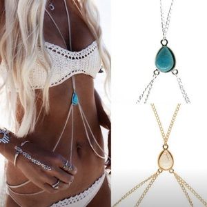 🐚 Super sexy boho style body chain!
